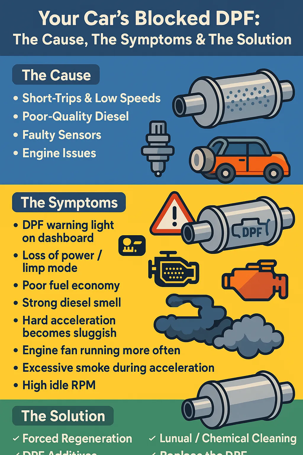 Your Car's Blocked DPF: The Cause, The Symptoms & The Solution ...