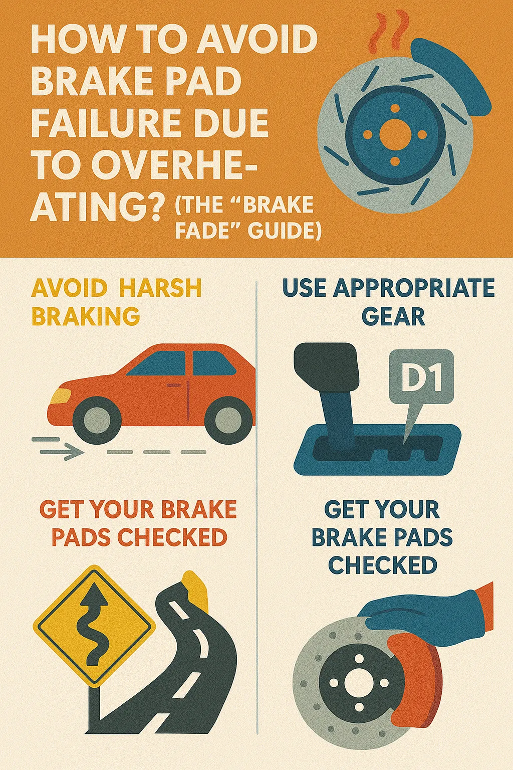 How to Avoid Brake Pad Failure Due to Overheating? (The 