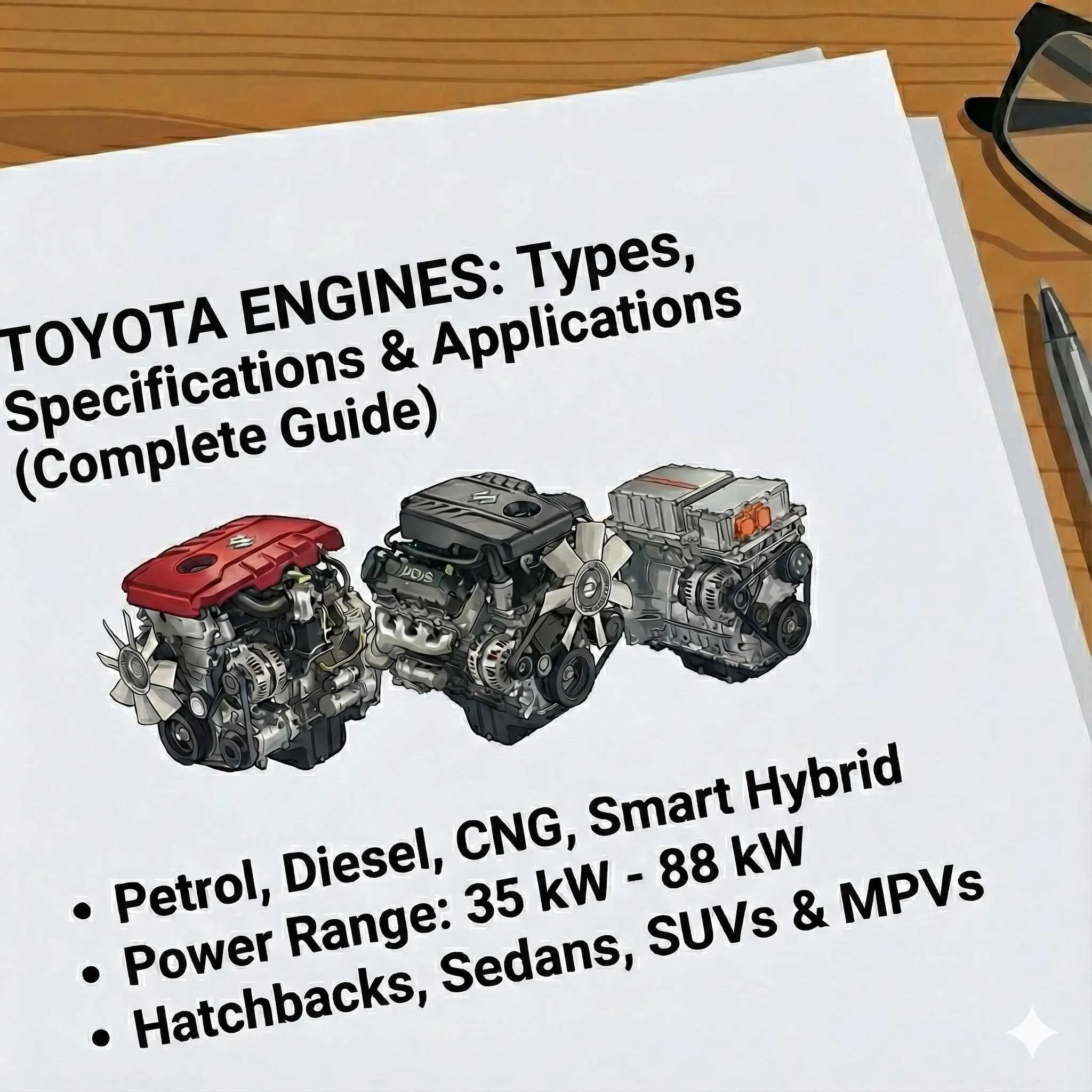 Toyota Engines: Types, Specifications & Applications (Complete Guide ...