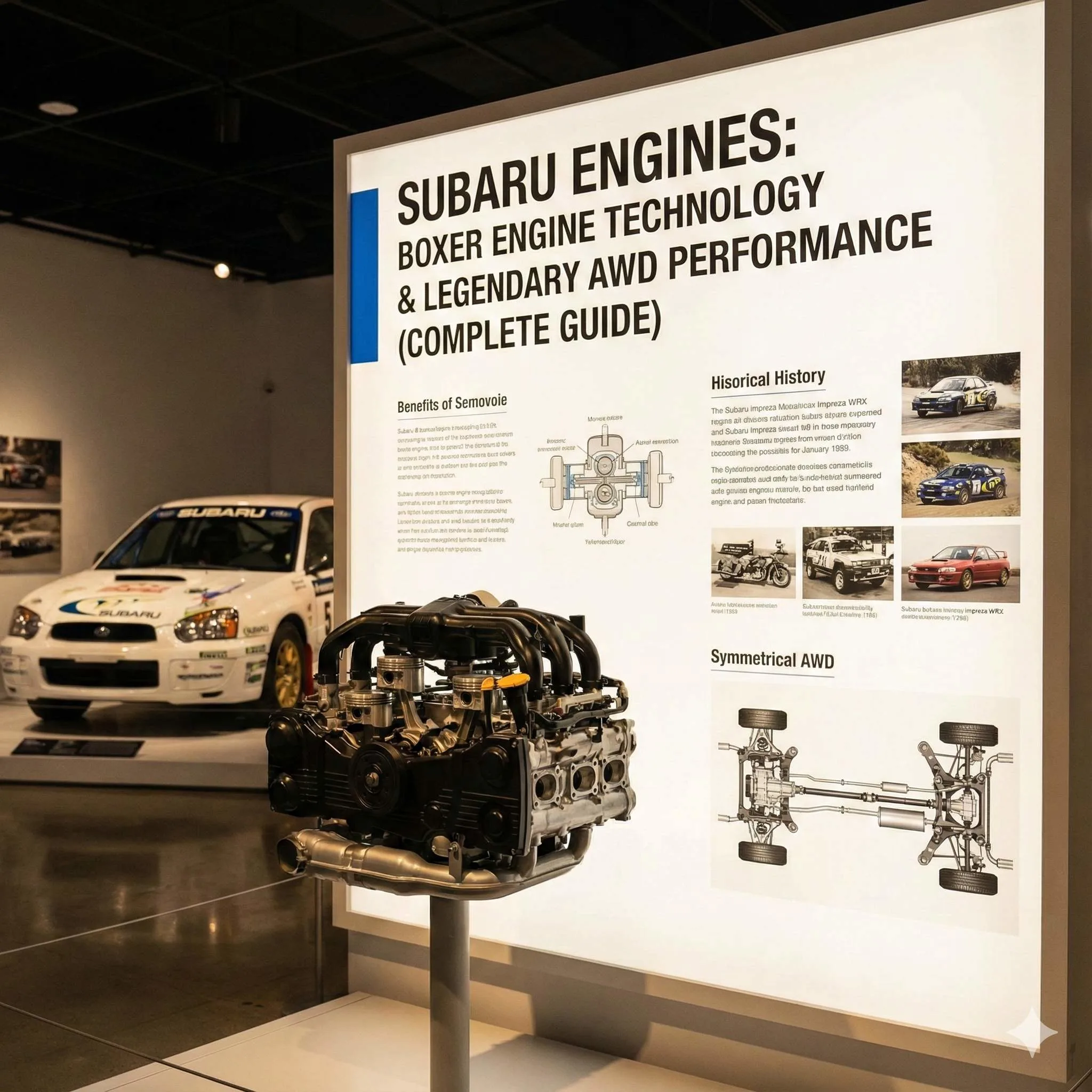 Subaru Engines: Boxer Engine Technology & Legendary AWD Performance (Complete Guide)
