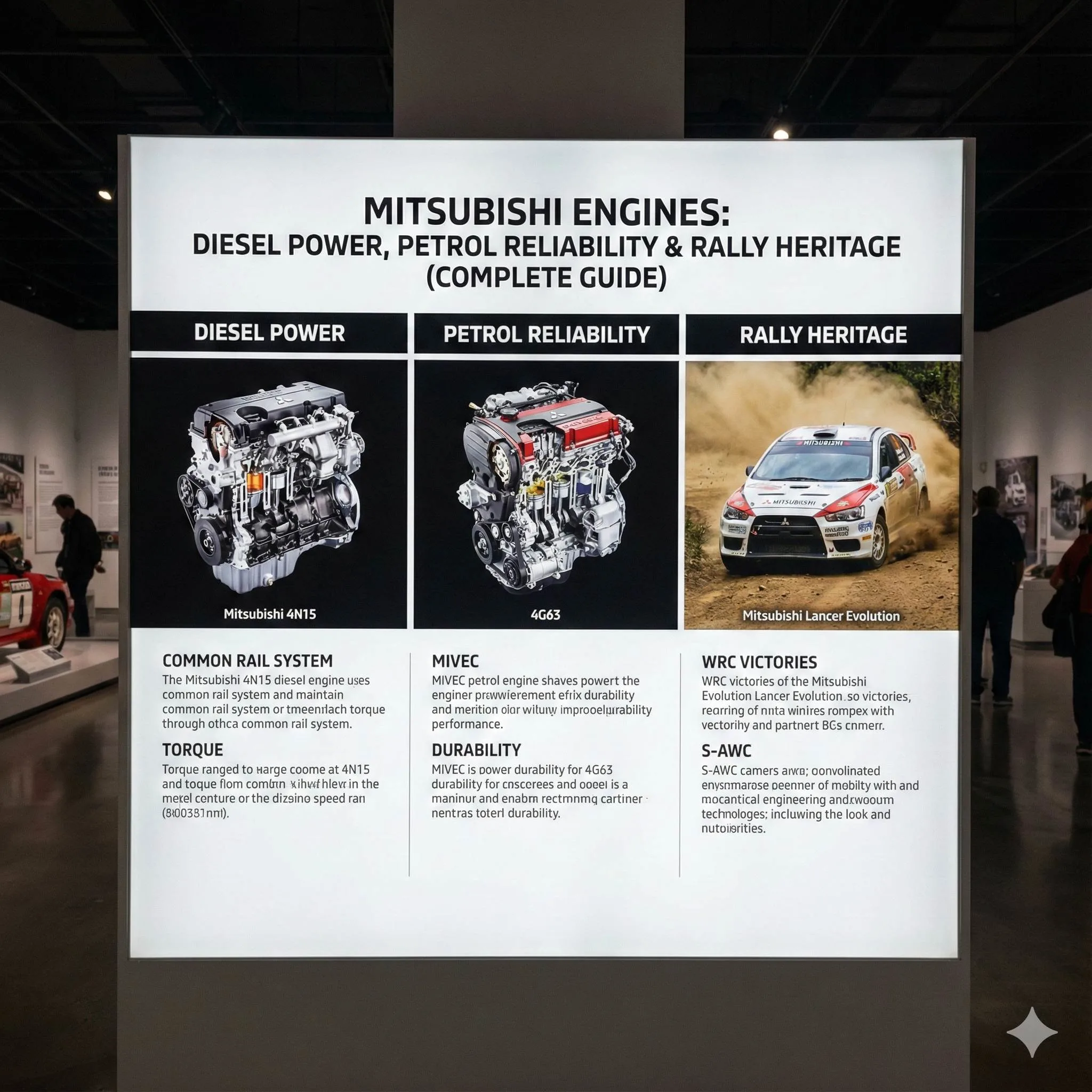 Mitsubishi Engines: Diesel Power, Petrol Reliability & Rally Heritage (Complete Guide)