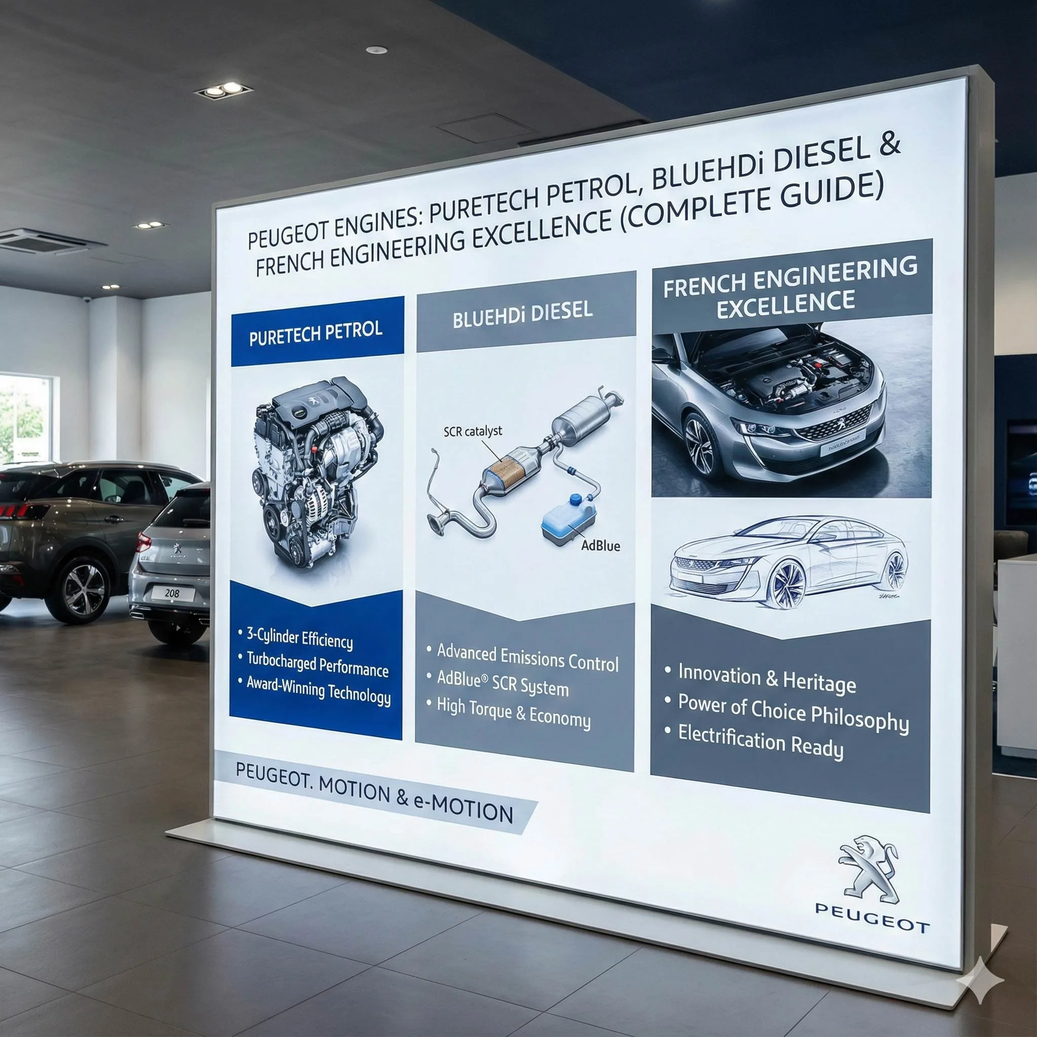 Peugeot Engines: PureTech Petrol, BlueHDi Diesel & French Engineering Excellence (Complete Guide)