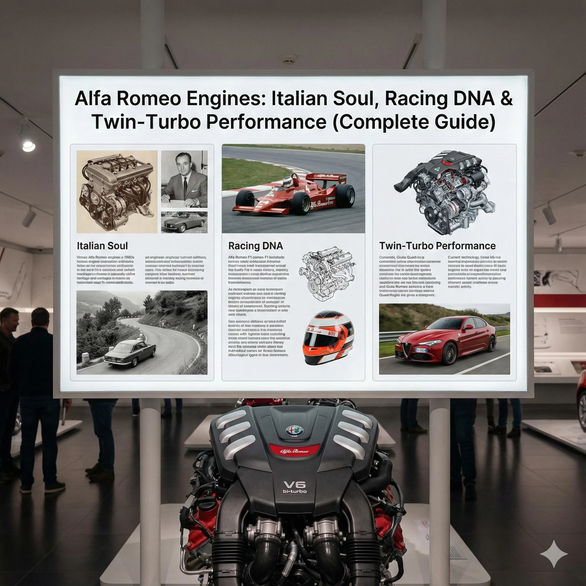 Alfa Romeo Engines: Italian Soul, Racing DNA & Twin-Turbo Performance (Complete Guide)